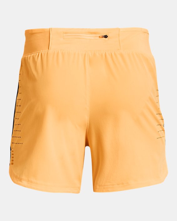 Men's UA Speedpocket 5'' Shorts, Orange, pdpMainDesktop image number 7